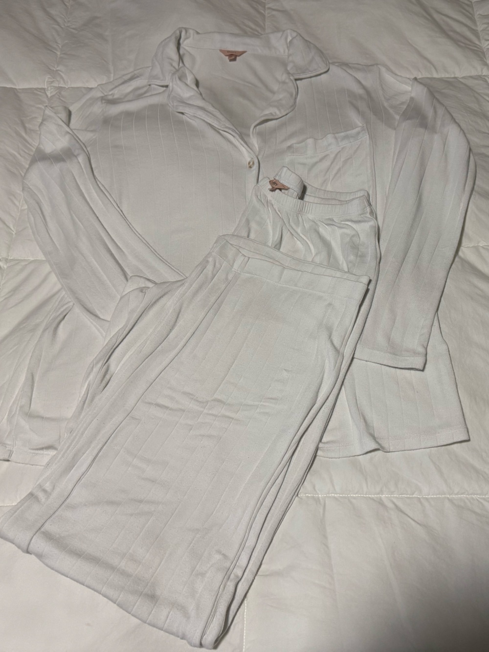 Eberjey Gisele Pajama Set White Size XS
